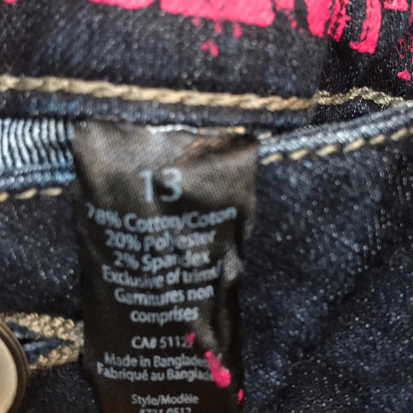 G21 Dark blue boot cut jeans size 13 - Picture 2 of 2